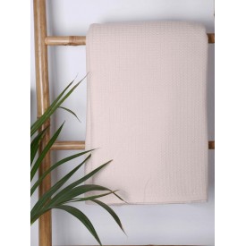 Κουβέρτα πικέ cotton Beige King Size (240x260) Sunshinehome - Κουβέρτες στο  bscollection