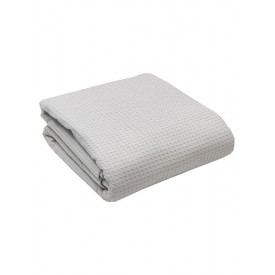 Κουβέρτα πικέ cotton Light Grey King Size (240x260) Sunshinehome - Κουβέρτες στο  bscollection