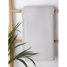 Κουβέρτα πικέ cotton Light Grey King Size (240x260) Sunshinehome - Κουβέρτες στο  bscollection