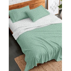 Σετ Σεντόνια Flannel 2052 Aqua Υπέρδιπλο (230×260) Υπέρδιπλο (230×260) Sunshinehome - Σεντόνια στο  bscollection