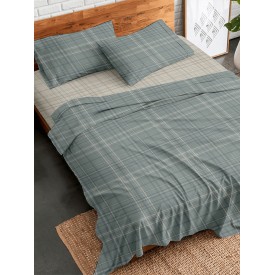 Σετ Σεντόνια Flannel 2066 Grey Υπέρδιπλο (230×260) Sunshinehome - Σεντόνια στο  bscollection