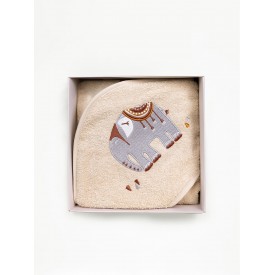 Fluffy Κεντητή Κάπα Beige Jungle 75x75 Sunshinehome - Κάπες - Πόντσο στο  bscollection