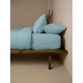 Παπλωματοθήκη Cotton Feelings 120 Sky Blue Διπλή (200x250) Διπλή (200x250) Sunshinehome - Παπλωματοθήκες στο  bscollection