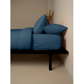 Κατωσέντονο Cotton Feelings 121 Sea Blue Ημίδιπλο (120x200+30) Ημίδιπλο (120x200+30) Sunshinehome - Σεντόνια στο  bscollection