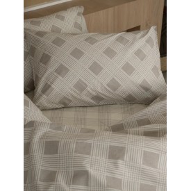 Σετ Σεντόνια Cotton Feelings 2072 Beige Μονό με λάστιχο(105x205+30) Μονό με λάστιχο(105x205+30) Sunshinehome - Σεντόνια στο  bscollection