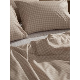 Σετ Σεντόνια Cotton Feelings 2064 Beige Διπλό (200x270) Διπλό (200x270) Sunshinehome - Σεντόνια στο  bscollection