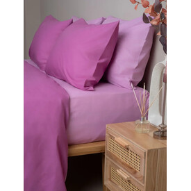 Σετ Σεντόνια Menta 201 Mauve-Lila Μονό με λάστιχο (100x200+30) Μονό με λάστιχο (100x200+30) Sunshinehome - Σετ Σεντόνια Μονά στο  bscollection