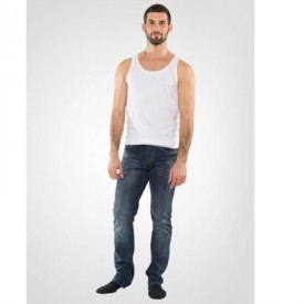 bs collection 100 % Βαμβακερές Φανέλες Με Τιράντα Λευκές (2 τεμάχια) - Φανέλες στο  bscollection