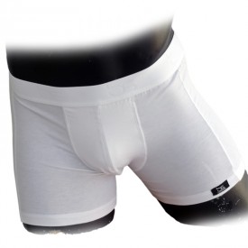 bs Μποξεράκι Λευκό Tencel / Cotton - Μποξεράκια στο  bscollection