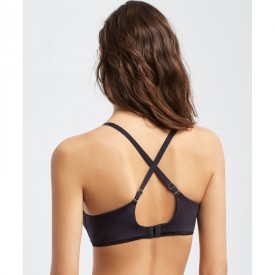 gisela 1/0383 Σουτιέν Μαύρο Ολόκληρο Μη Προφορμαρισμένο ecorecycled cup C,D - Σουτιέν στο  bscollection