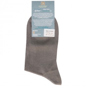 bs Κάλτσες 100% Μερσεριζέ Βαμβάκι Γκρί - Κλασικές στο  bscollection