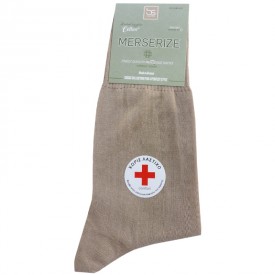 bs  Κάλτσες Χωρίς Λάστιχο 100% Μερσεριζέ Βαμβάκι Μπέζ - Κλασικές στο  bscollection