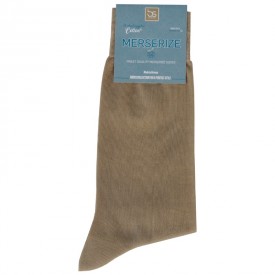 bs collection Κάλτσες 100 % Μερσεριζέ Βαμβάκι Μπέζ 47-48 - Κλασικές στο  bscollection