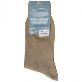 bs collection Κάλτσες 100 % Μερσεριζέ Βαμβάκι Μπέζ 47-48 - Κλασικές στο  bscollection