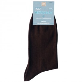 bs collection Κάλτσες 100% Μερσεριζέ Βαμβάκι Καφέ - Κλασικές στο  bscollection