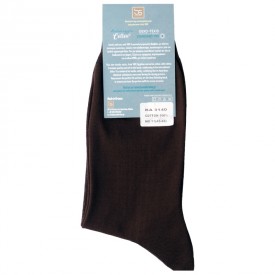 bs collection Κάλτσες 100% Μερσεριζέ Βαμβάκι Καφέ - Κλασικές στο  bscollection