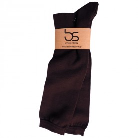 bs 2 Ζευγάρια Μέχρι Γόνατο Καφέ - Κάλτσες στο  bscollection