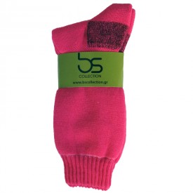 bs Ισοθερμική Κάλτσα Πετσετέ 30% Μαλλί Φούξια - Κάλτσες στο  bscollection