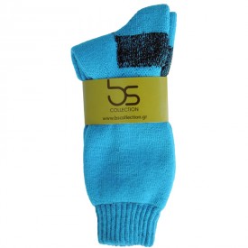 bs Ισοθερμική Κάλτσα Πετσετέ 30% Μαλλί Τιρκουάζ - Κάλτσες στο  bscollection