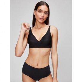 gisela 1/0394 Σουτιέν Μαύρο Seamles Top Με Ενίσχυση Που Μπαινοβγαίνει - Σουτιέν στο  bscollection