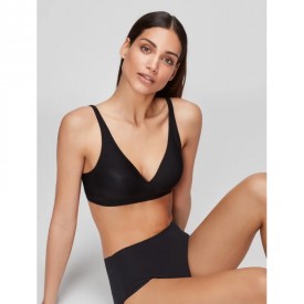 gisela 1/0394 Σουτιέν Μαύρο Seamles Top Με Ενίσχυση Που Μπαινοβγαίνει - Σουτιέν στο  bscollection