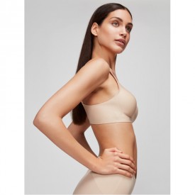 gisela 1/0394 Σουτιέν Μπεζ Seamles Top Με Ενίσχυση Που Μπαινοβγαίνει - Σουτιέν στο  bscollection