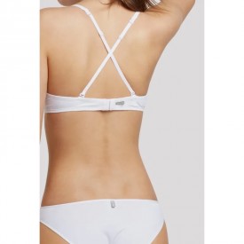 gisela 1/0101 Σουτιέν Λευκό Με Μπανέλα push up - Σουτιέν στο  bscollection