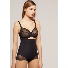 gizela 1/0440 Κορσές Μαύρος Super high shaper panty with flat stomach effect - Κορσέδες στο  bscollection