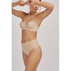 gisela 1/0446 Tanga alta One size Μπεζ - Κιλοτάκια - Σλίπ στο  bscollection