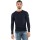 bs collection Ανδρική 100% Βαμβακερή Μακρυμάνικη Φανέλα Μπλε - Φανέλες στο  bscollection