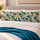 Μαξιλάρι Σώματος Body Pillow 50×160 cm με Βαμβακερή Μαξιλαροθήκη & Φερμουάρ – Μπεζ / Πετρόλ / Πράσινο με Τροπικά Φύλλα - Μαξιλάρια Ύπνου στο  bscollection