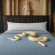 Body Pillow Μαξιλάρι 50×160cm Ultra Sonic Καπιτονέ – Μπλε/Κίτρινο Floral, Άνεση για Εγκυμοσύνη & Πλευρικό Ύπνο - Μαξιλάρια Ύπνου στο  bscollection