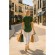 Χακί Μπλούζα Γυναικεία BS Collection με V Λαιμόκοψη – 67% Tencel & 33% Cotton - t-shirts στο  bscollection