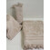 Πετσέτα Κρόσι 1 Beige Μπάνιου (80x150) Μπάνιου (80x150) Sunshinehome - Πετσέτες στο  bscollection