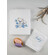 Σετ πετσέτες κεντητές Panda 02 White/Blue Sunshinehome - Πετσέτες στο  bscollection