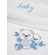 Σετ πετσέτες κεντητές Panda 02 White/Blue Sunshinehome - Πετσέτες στο  bscollection