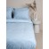Σετ Σεντόνια Cotton Feelings 2048 Blue Διπλό με λάστιχο (150x205+30) Sunshinehome - Σεντόνια στο  bscollection