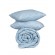 Σετ Σεντόνια Cotton Feelings 2048 Blue Διπλό με λάστιχο (150x205+30) Sunshinehome - Σεντόνια στο  bscollection