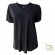 Μαύρη Μπλούζα Γυναικεία BS Collection με V Λαιμόκοψη – 67% Tencel & 33% Cotton - t-shirts στο  bscollection