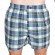 bs 9/3004 Μποξεράκι Καρό 100% Greek Cotton Πράσινο/Μπλε/Εκρου - Μποξεράκια στο  bscollection
